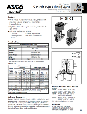 ASCO WATER VALVES - KC TPS